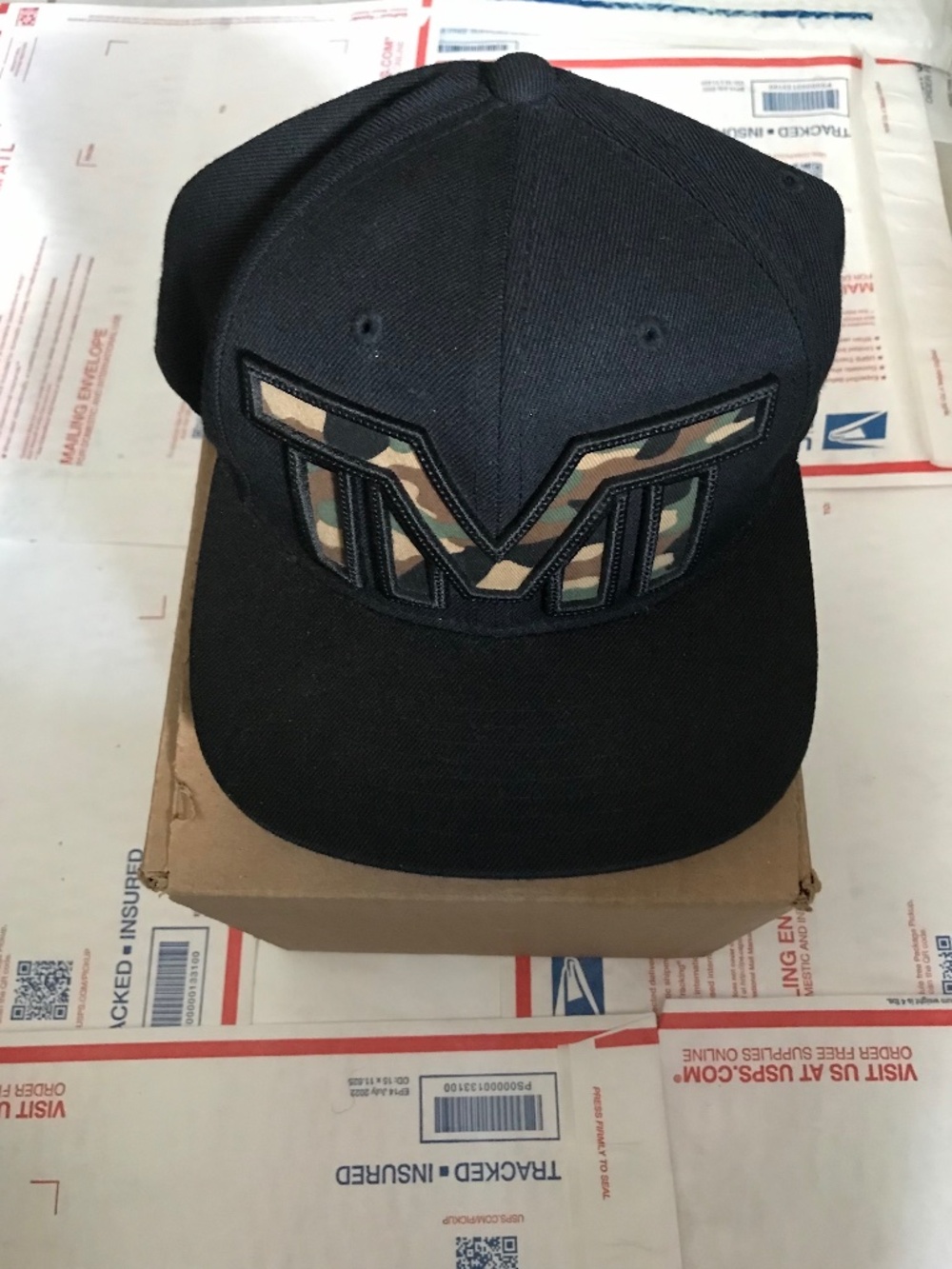 Men’s Rare Vintage TMT “The Money Team” FLOYD MAYWEATHER Black SnapBack Hat